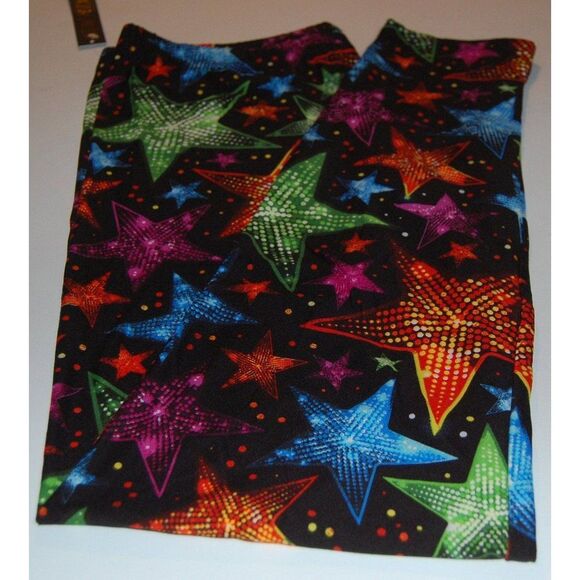 Extra‎ Plus Size Women Buttery Soft Glitter Star Leggings - Picture 6 of 6